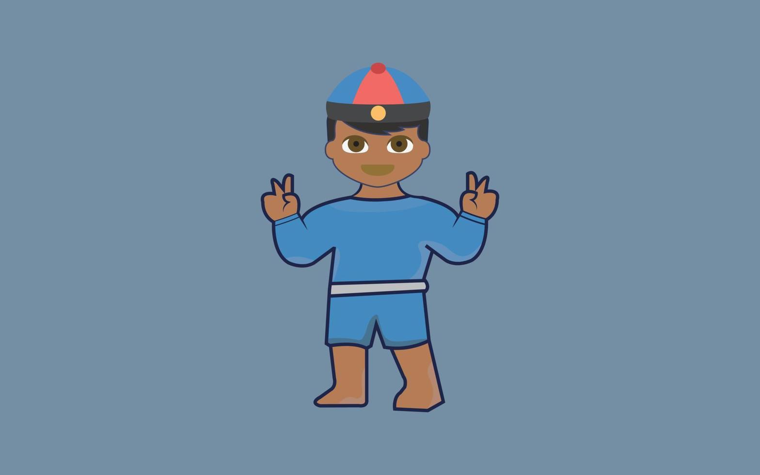 child cartoon Pro vector