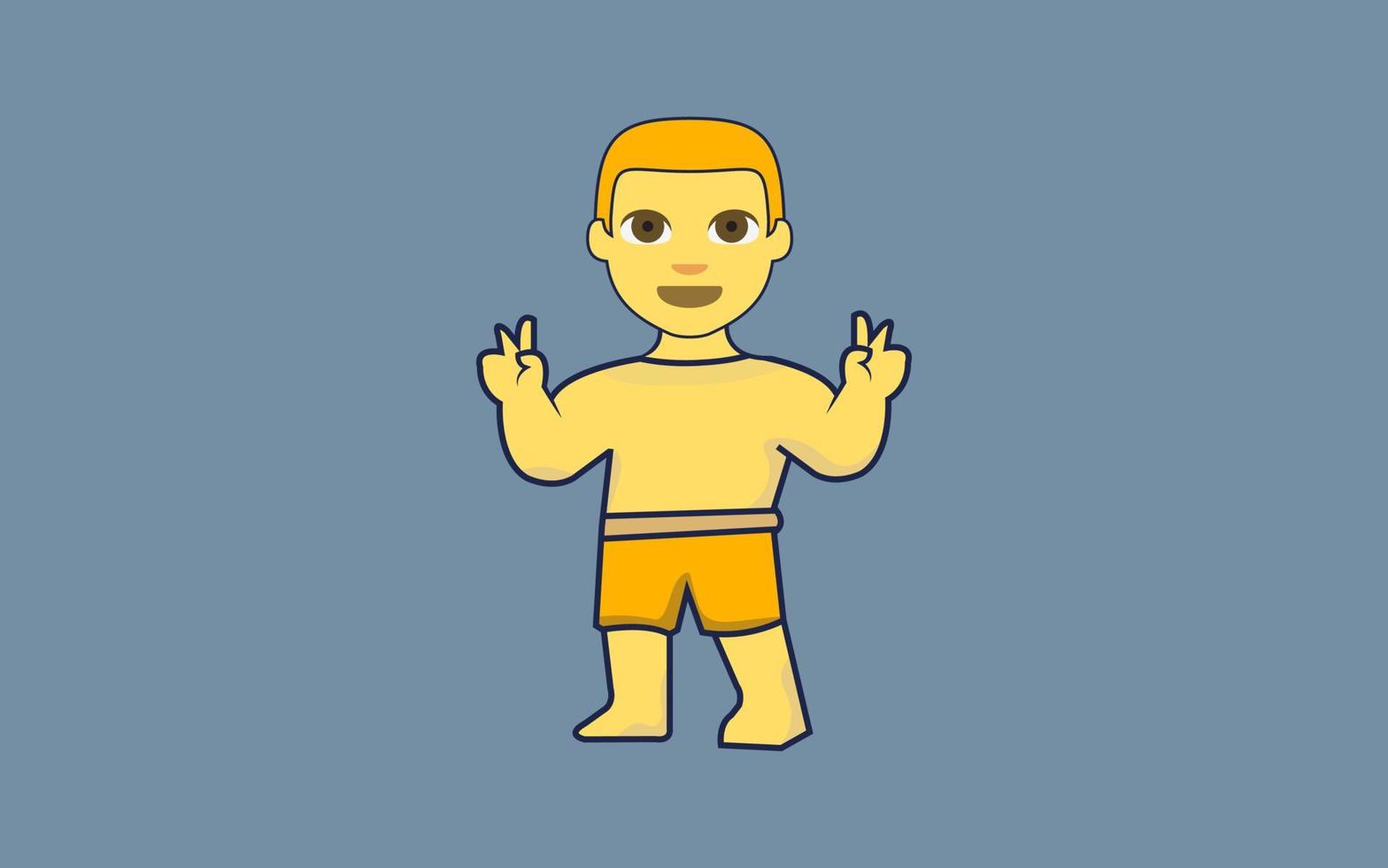 niño de dibujos animados pro vector