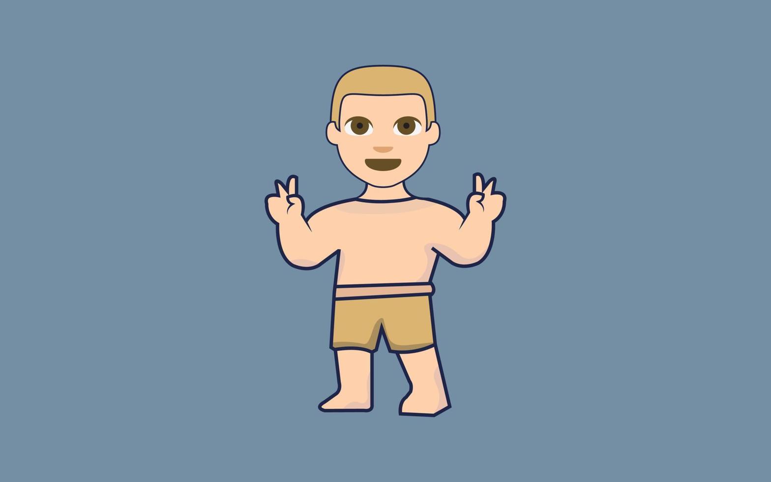 child cartoon Pro vector