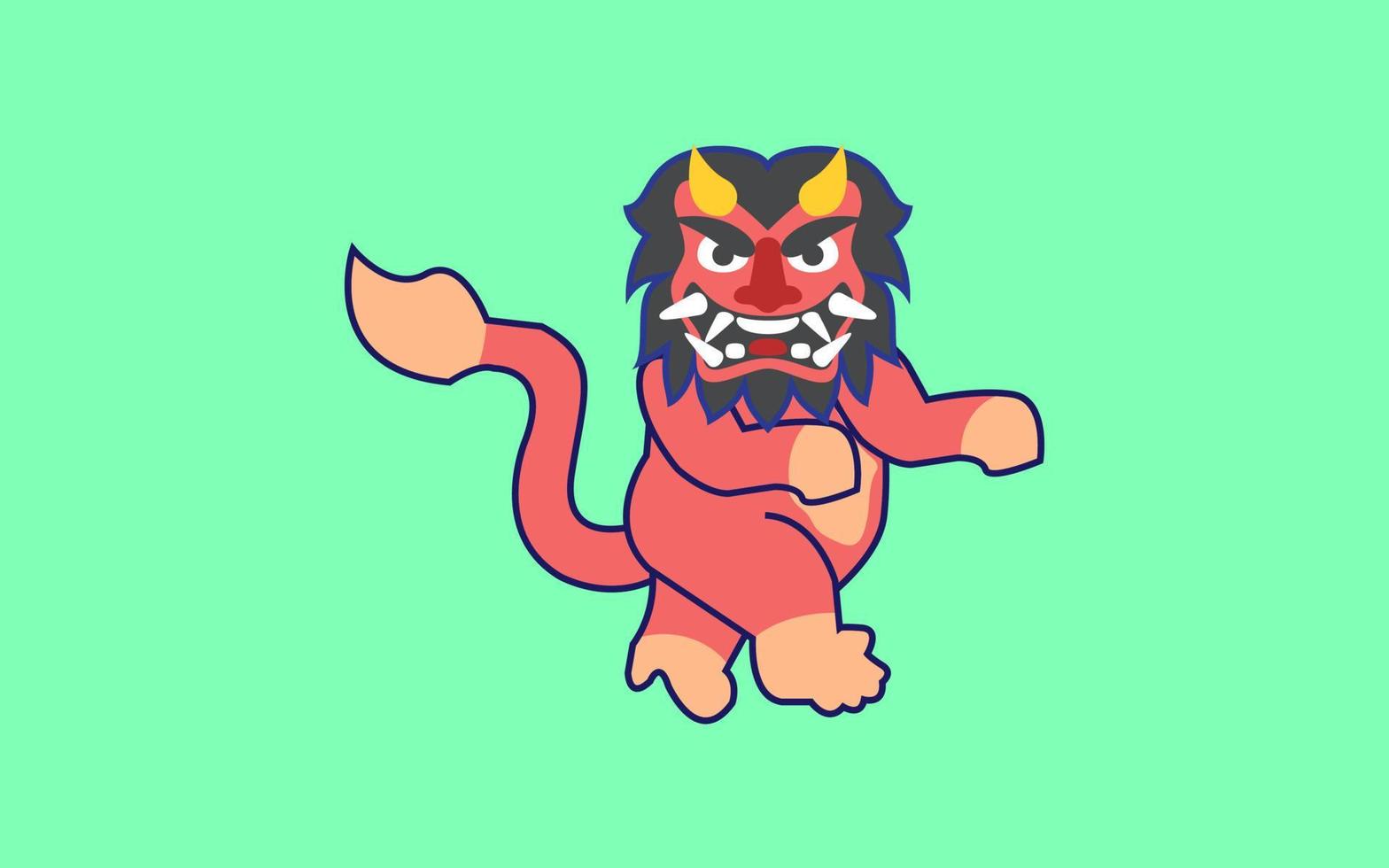 Cute tiger Pro vector