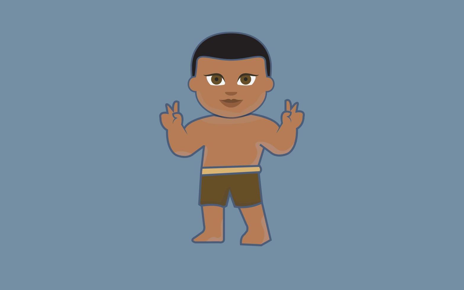 niño de dibujos animados pro vector