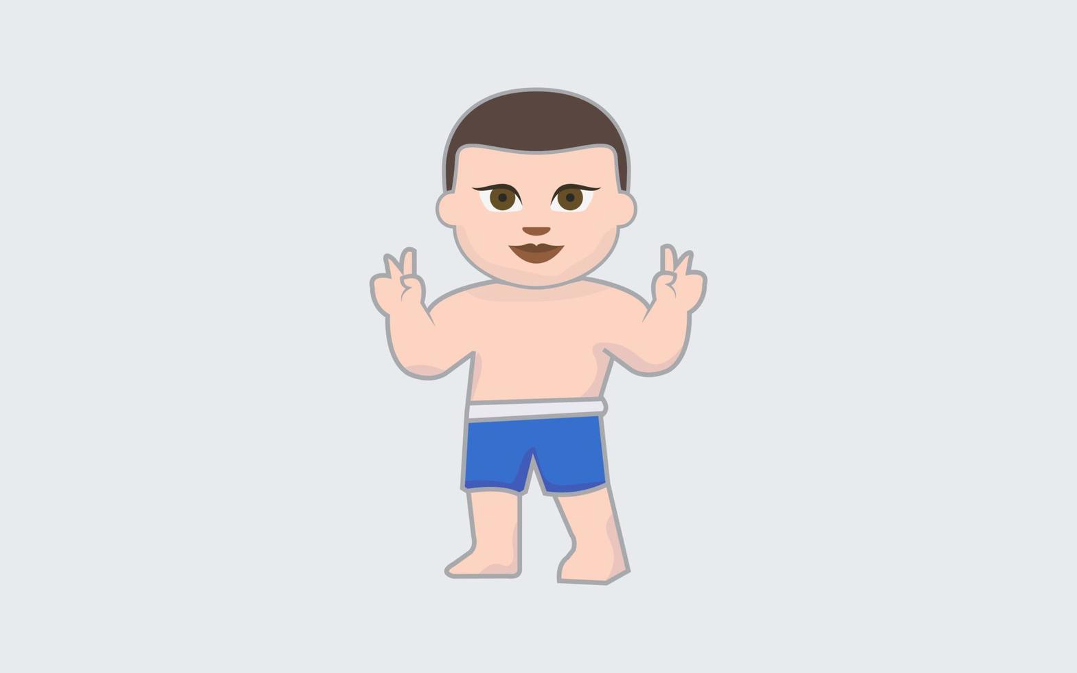 child cartoon Pro vector