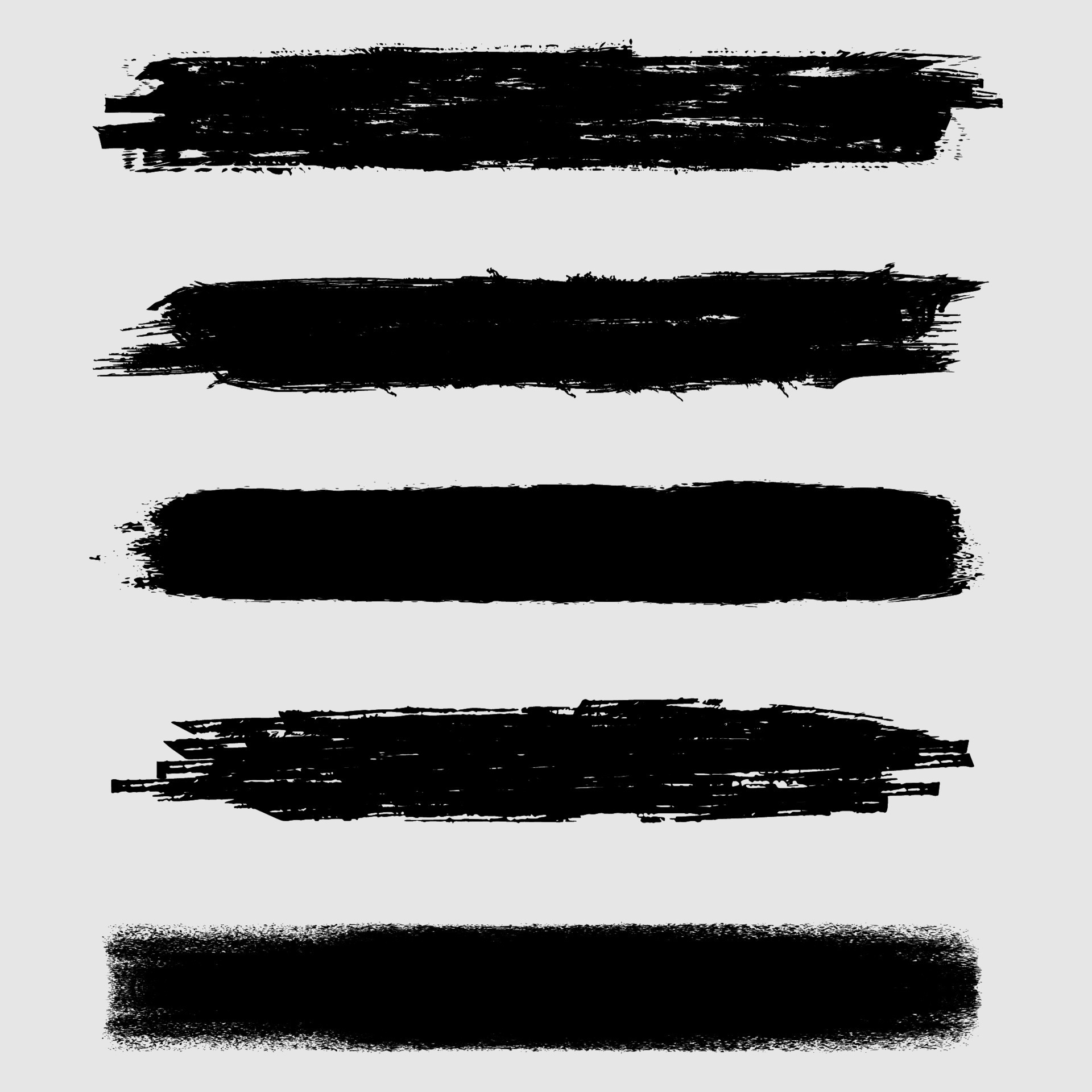 Paint stroke vector with brush 14895109 Vector Art at Vecteezy