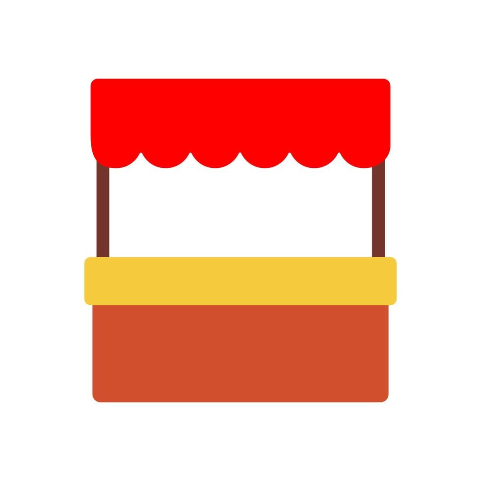 Vector illustration of shop for icons in online shops
