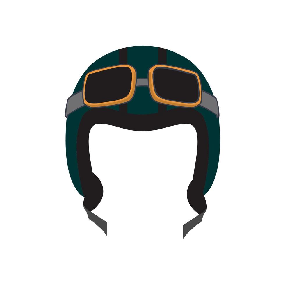 Vector illustration of a helmet