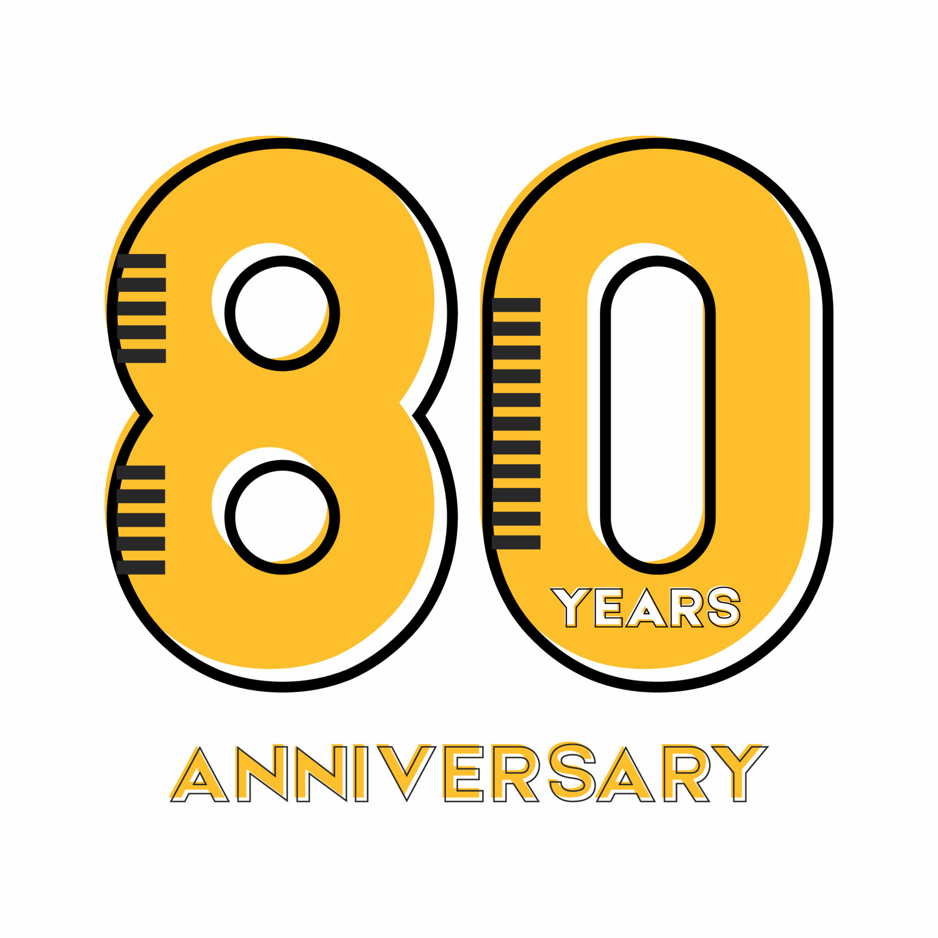 vector-design-for-80-year-anniversary-14895286-vector-art-at-vecteezy