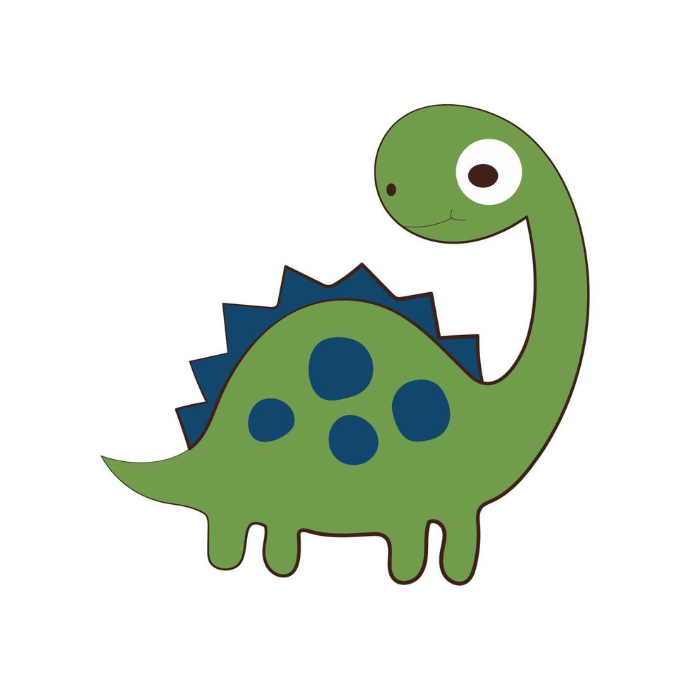 Vector illustration of a dinosaur