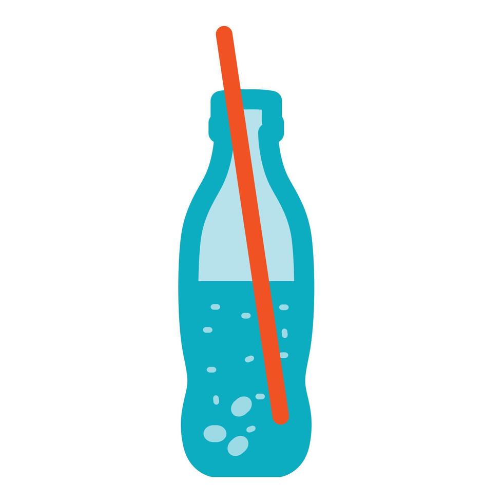 botella mineral dulces confitería vector ilustración icono