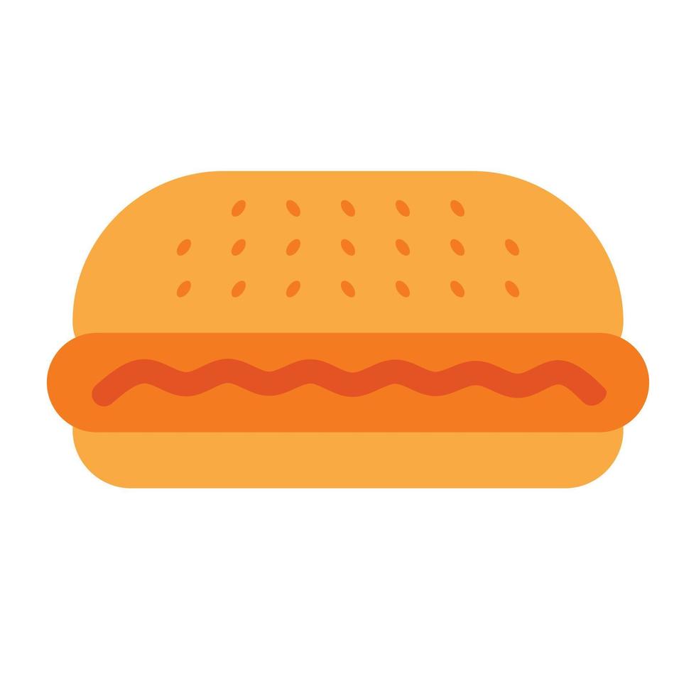 icono de ilustración de vector de hamburguesa de confitería de dulces