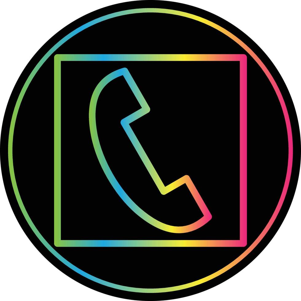 Phone Square Vector Icon Design