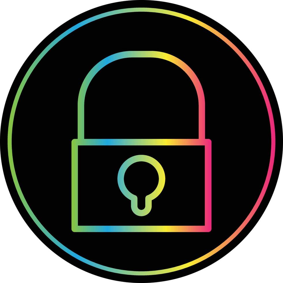 Lock Open Vector Icon Design