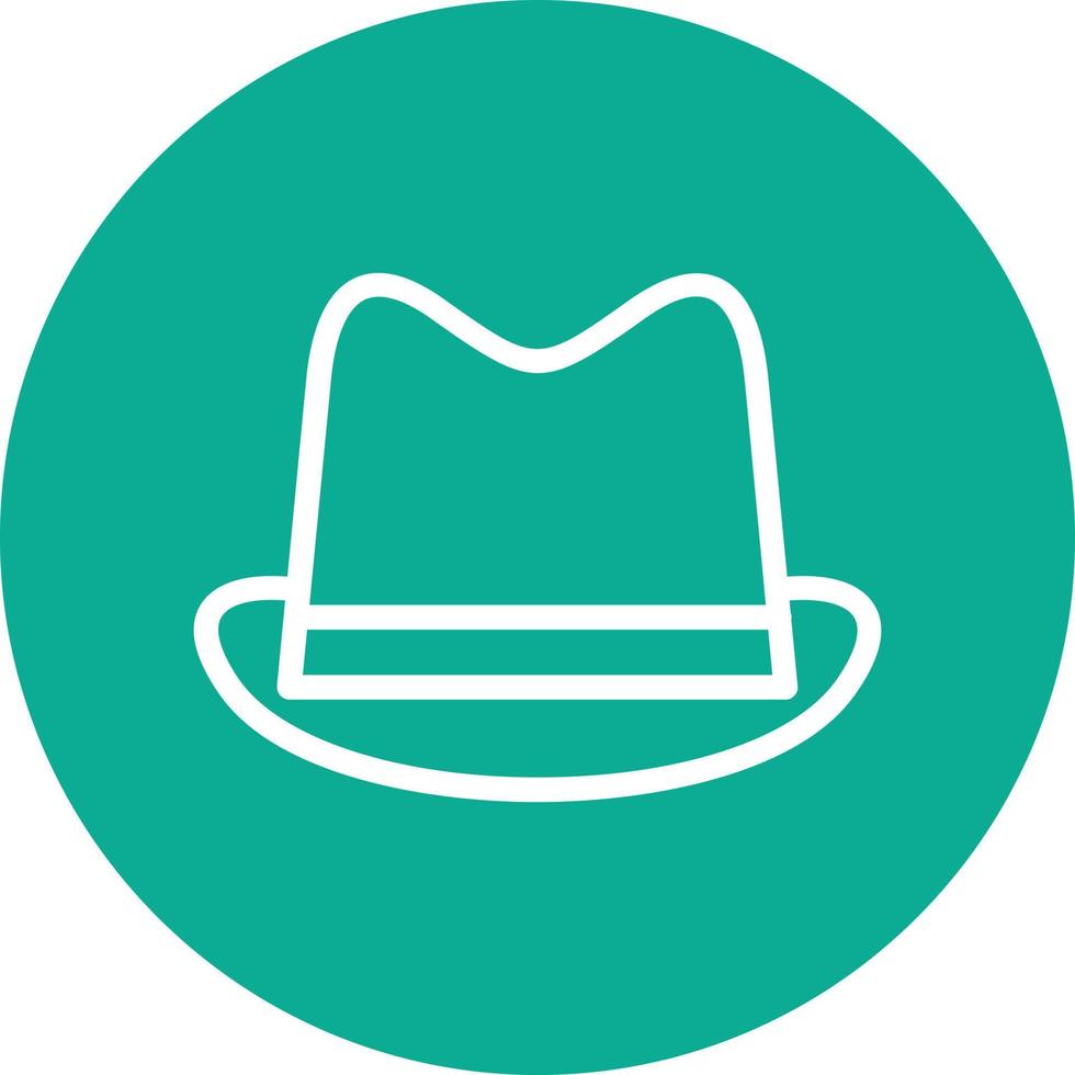 Hat Cowboy Vector Icon Design