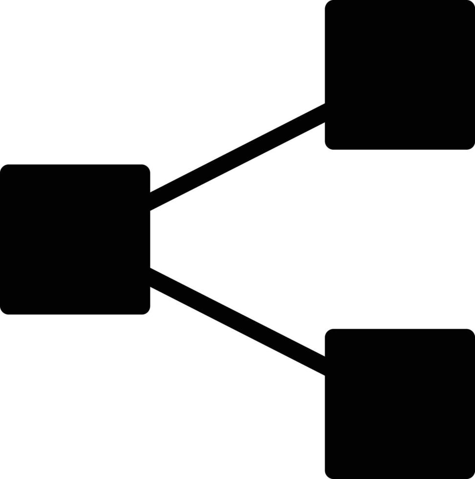 Project Diagram Vector Icon Design