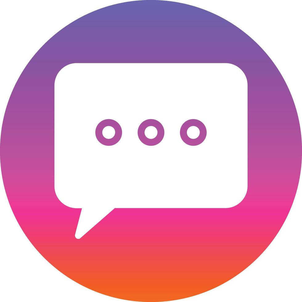 Comment Dots Vector Icon Design