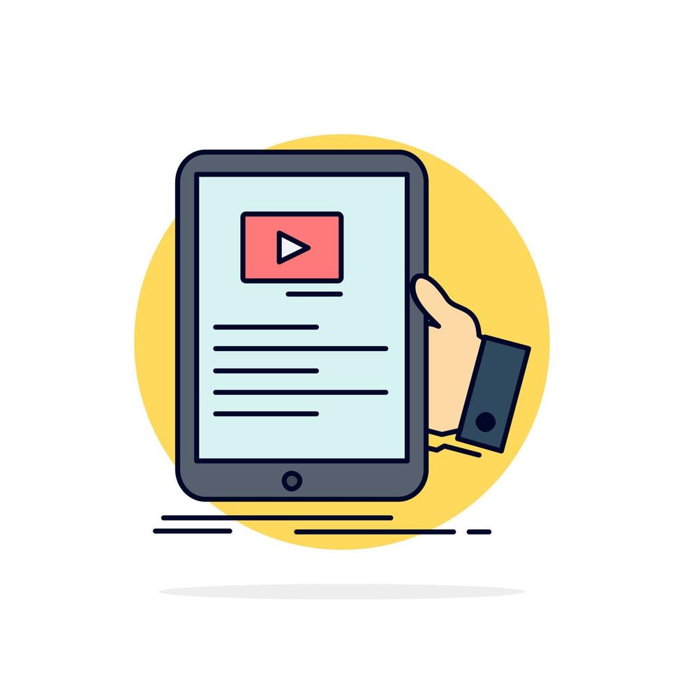 forum online webinar seminar tutorial Flat Color Icon Vector