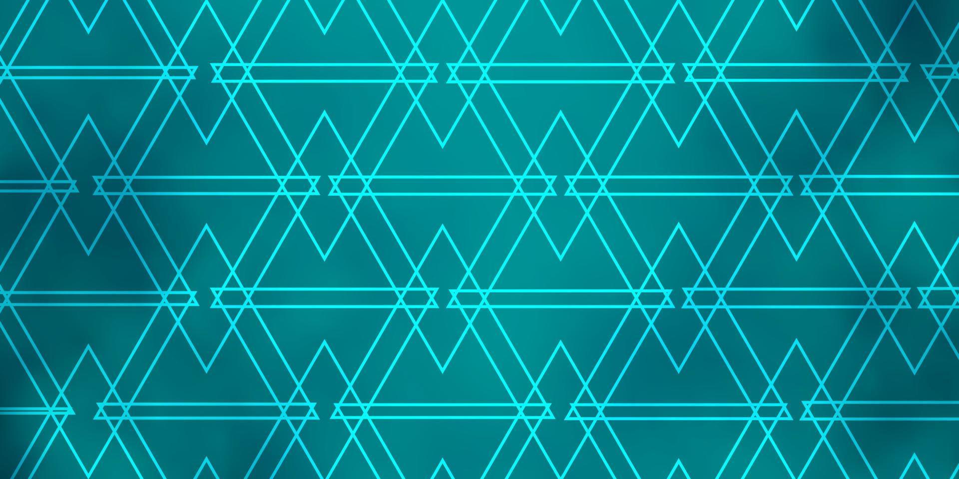 Light Green vector pattern with polygonal style.