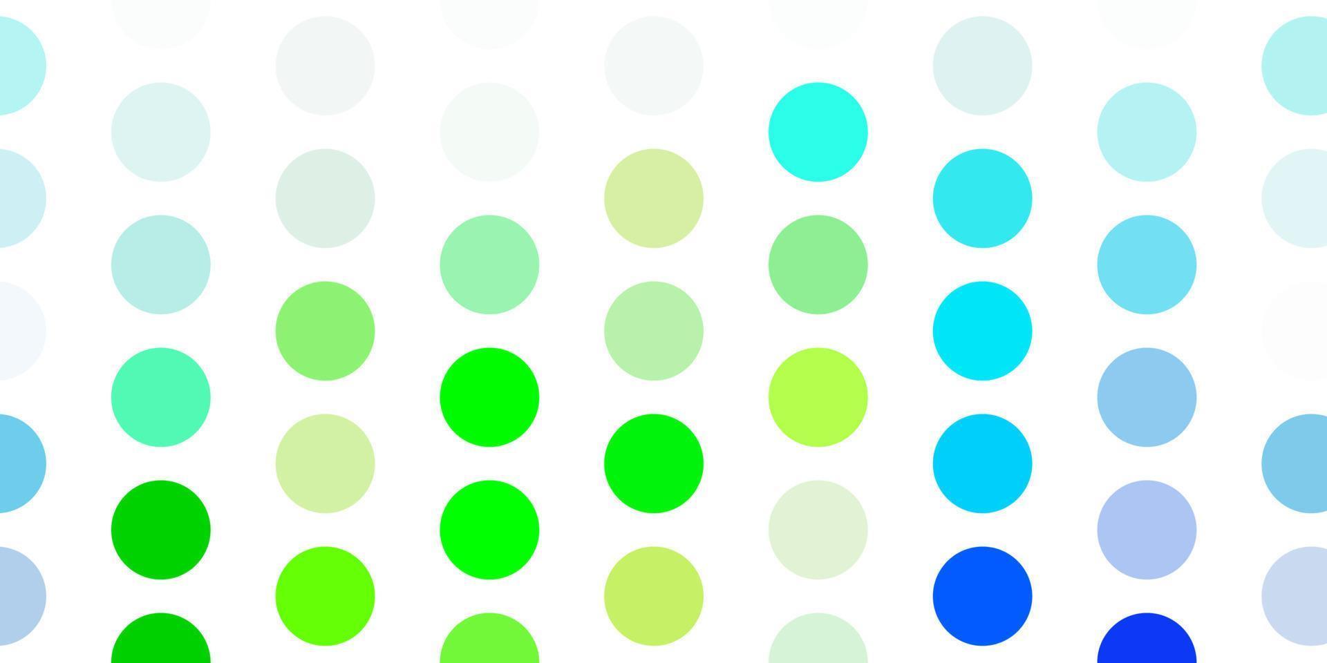 Light blue, green vector template with circles.