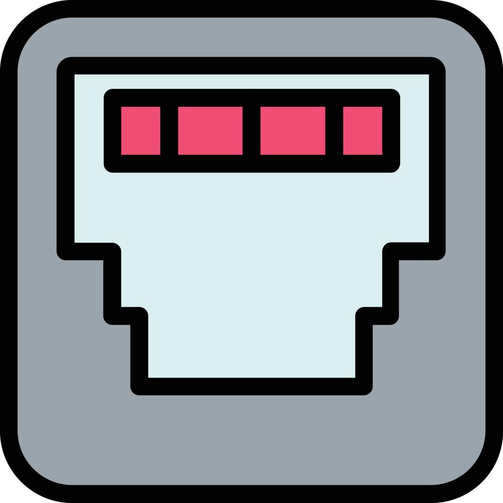 Ethernet Vector Icon Design