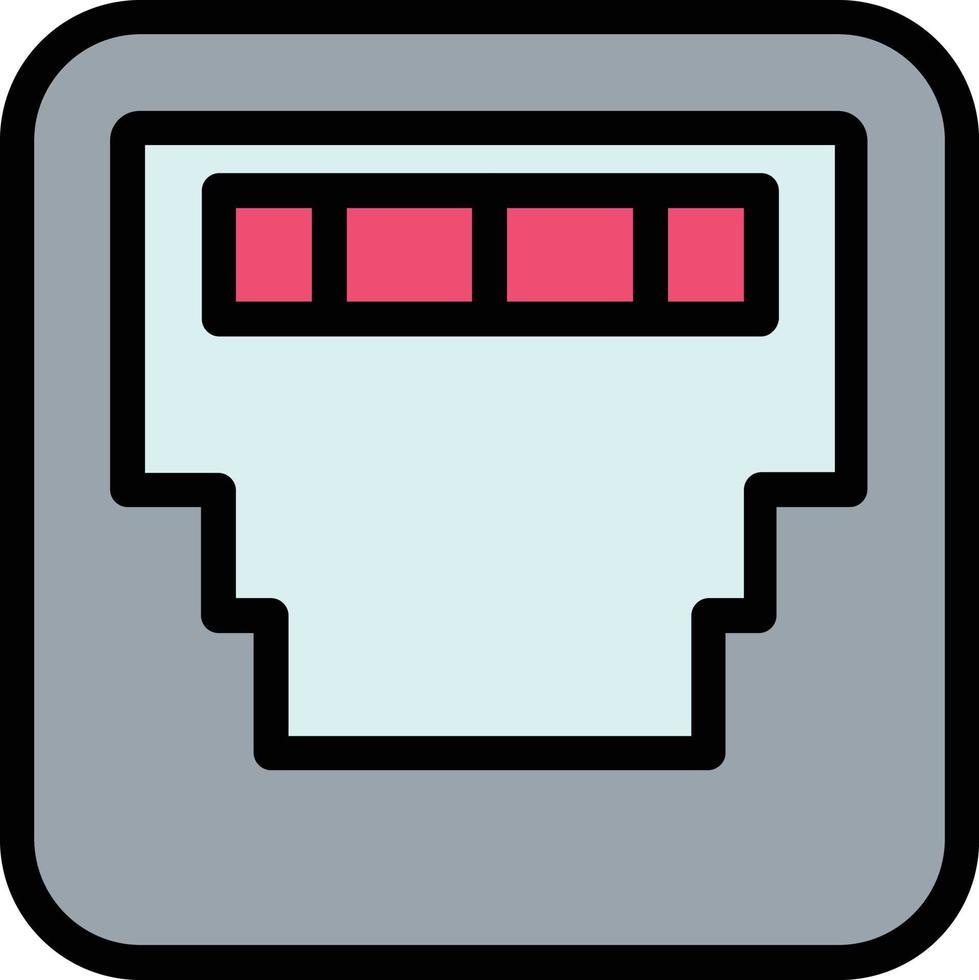 Ethernet Vector Icon Design