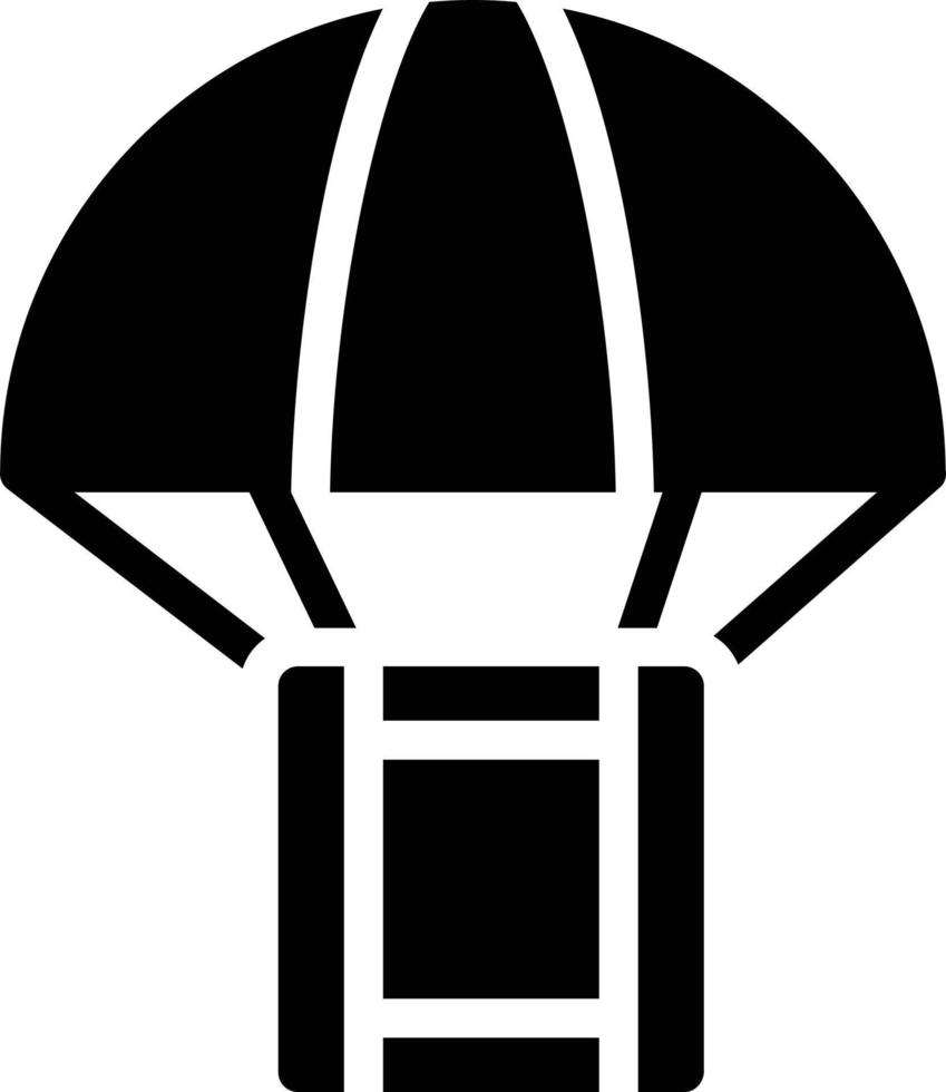 Parachute Box Vector Icon Design