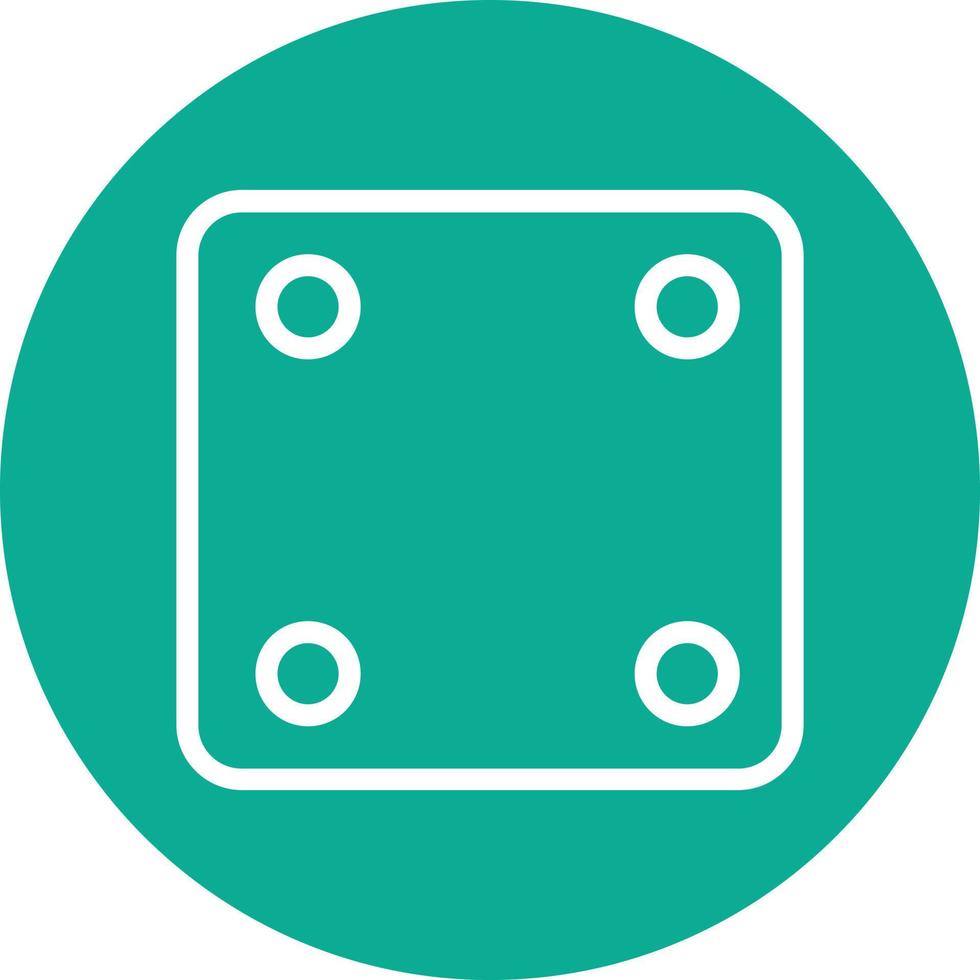 Dice Four Vector Icon Design