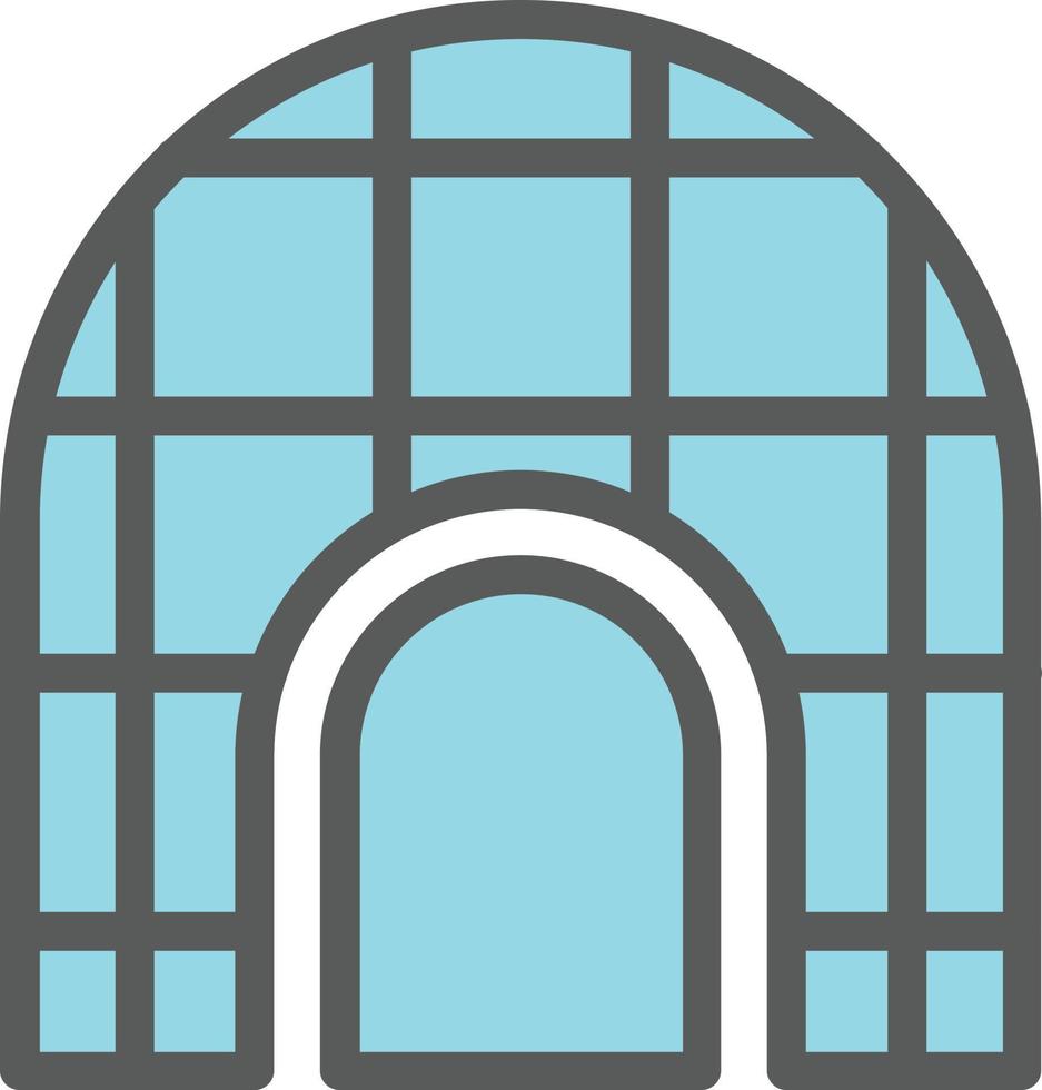 Igloo Vector Icon Design
