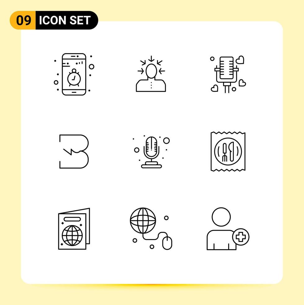 9 User Interface Outline Pack of modern Signs and Symbols of crypto currency coin human burst married Editable Vector Design Elements