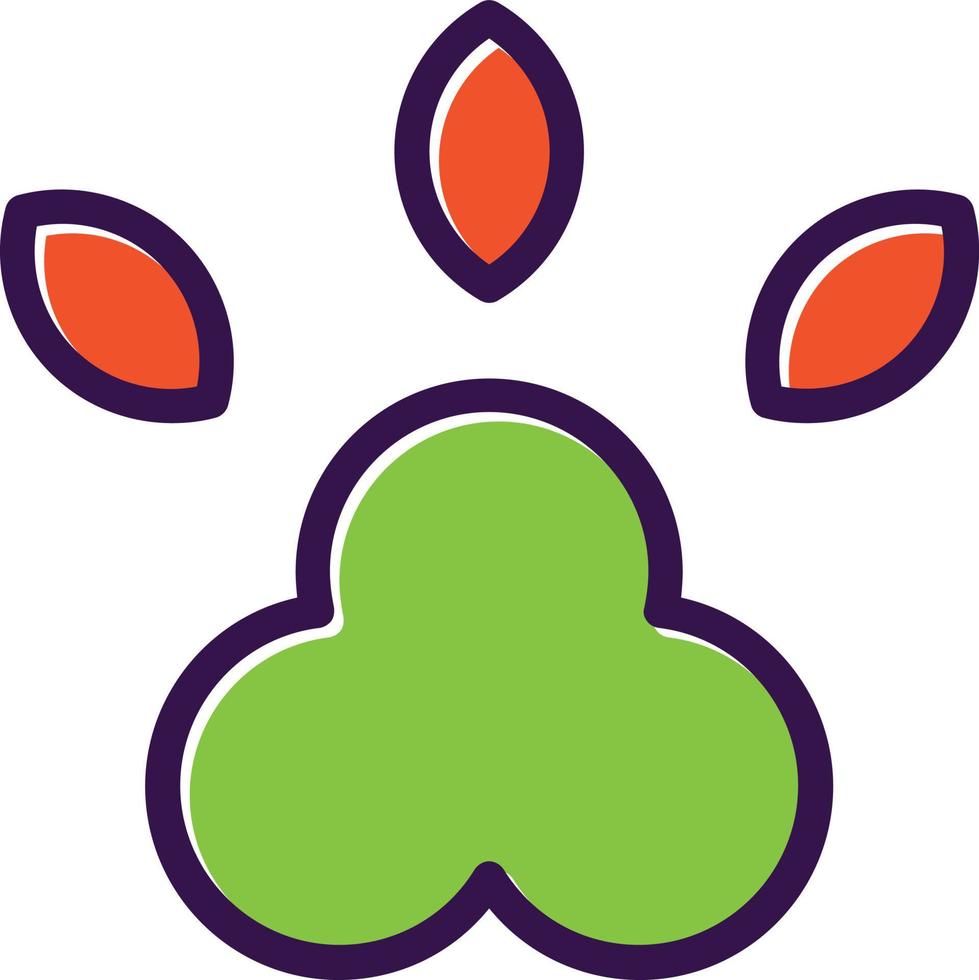 Paw Vector Icon Design