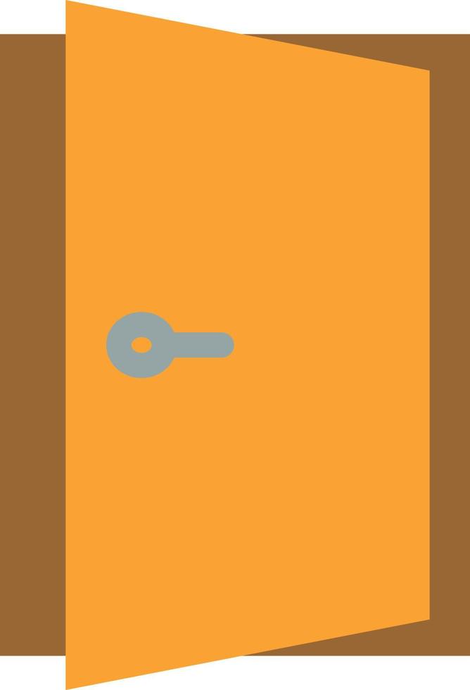 Door Open Vector Icon Design