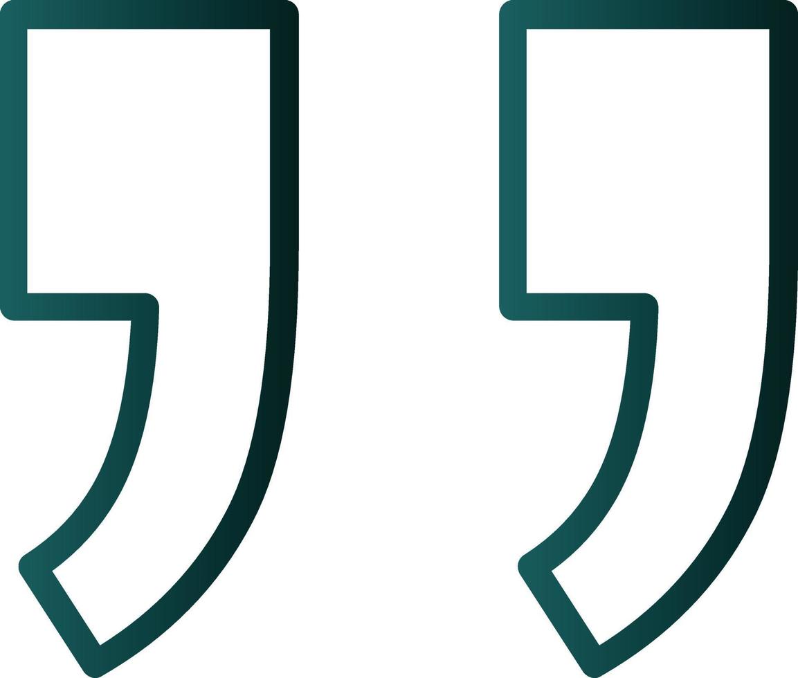Quote Right Vector Icon Design