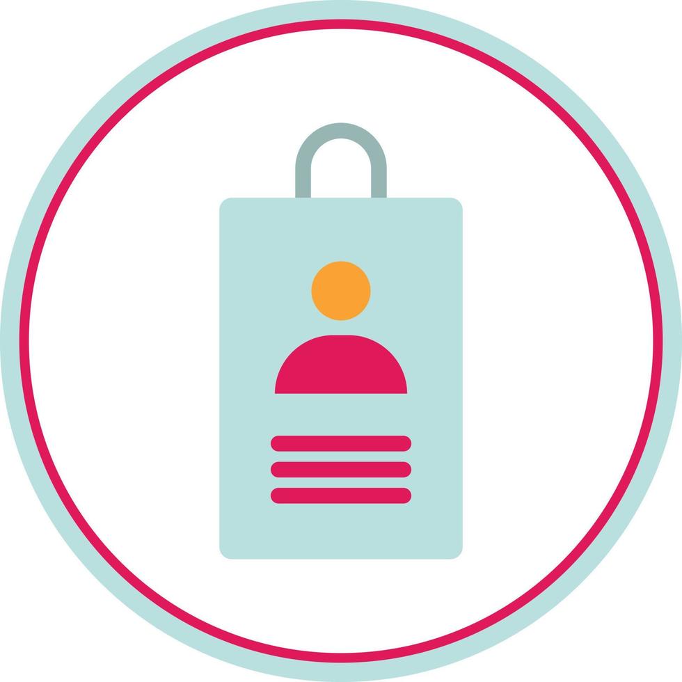 Id Card Vector Icon Design