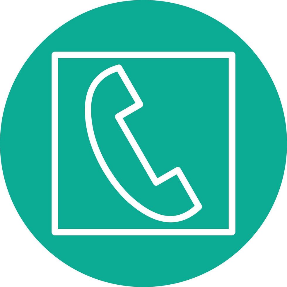 Phone Square Vector Icon Design