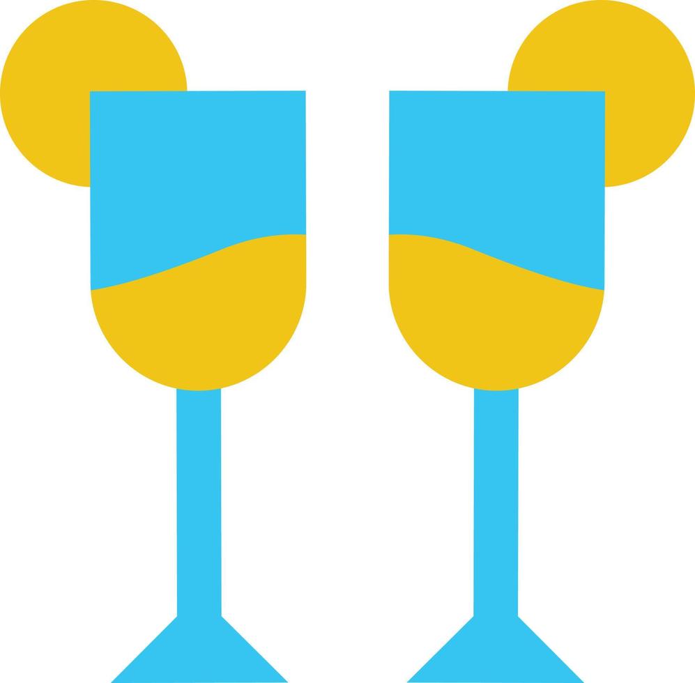 Glass Martini Alt Vector Icon Design