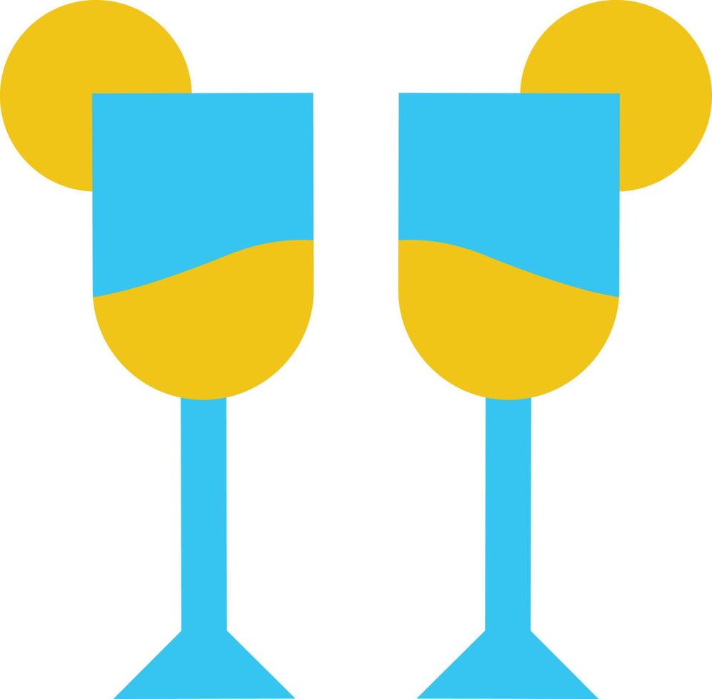 Glass Martini Alt Vector Icon Design