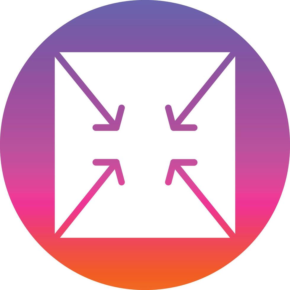 Compress Arrows Alt Vector Icon Design
