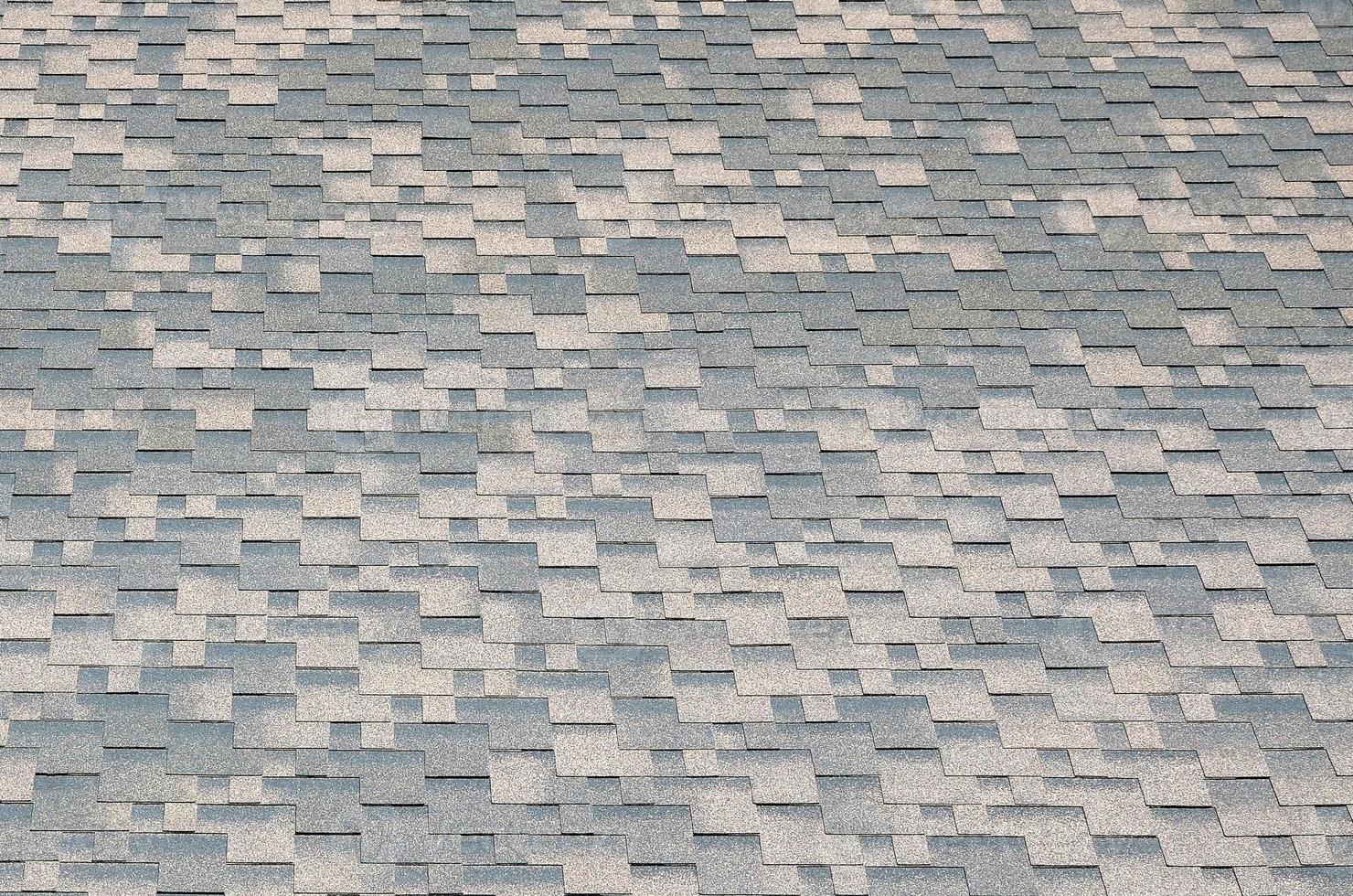 textura de mosaico de fondo de tejas planas con revestimiento bituminoso foto