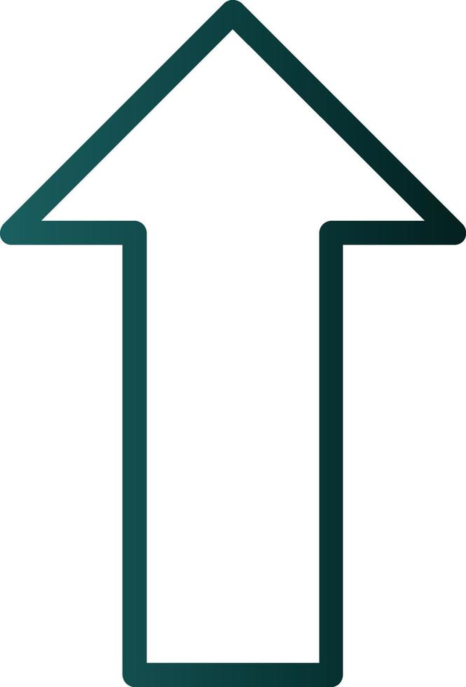 Long Arrow Alt Up Vector Icon Design