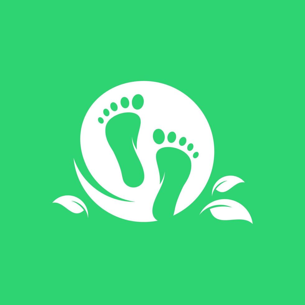 Foot care logo designs vector, Iconic Foot logo symbol vector