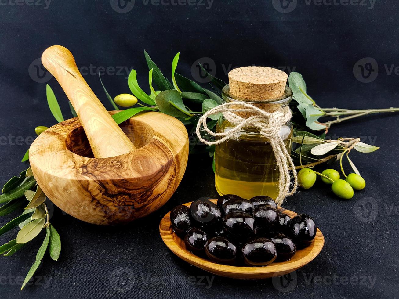 cold pressed extra virgin olive oil photo