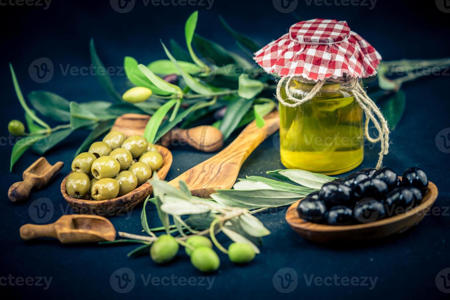 cold pressed extra virgin olive oil photo