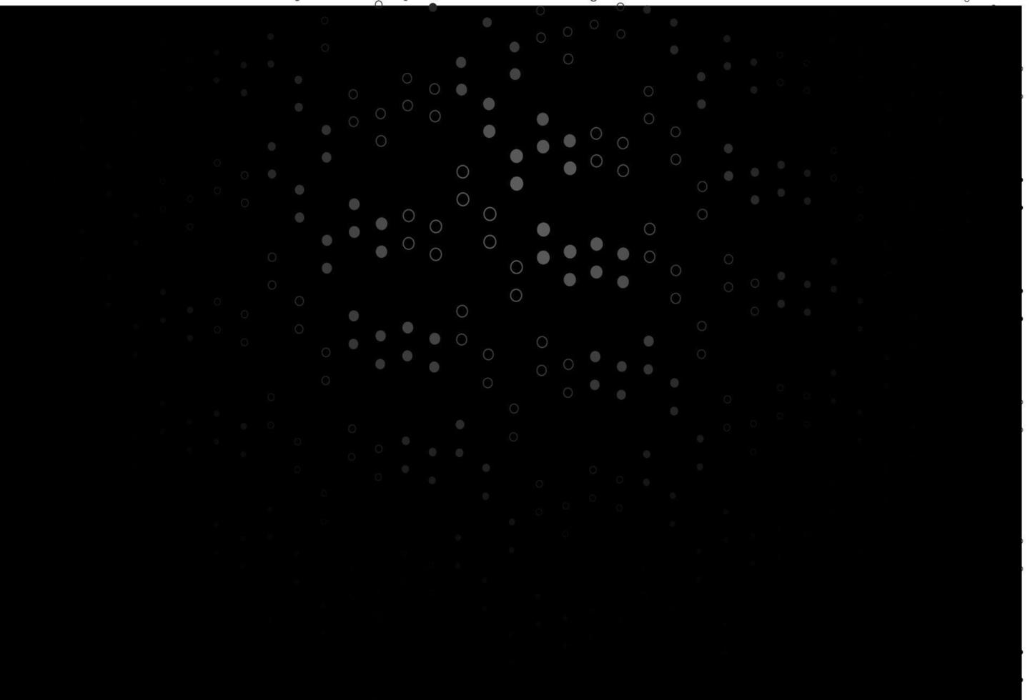 Dark Black vector backdrop with dots.