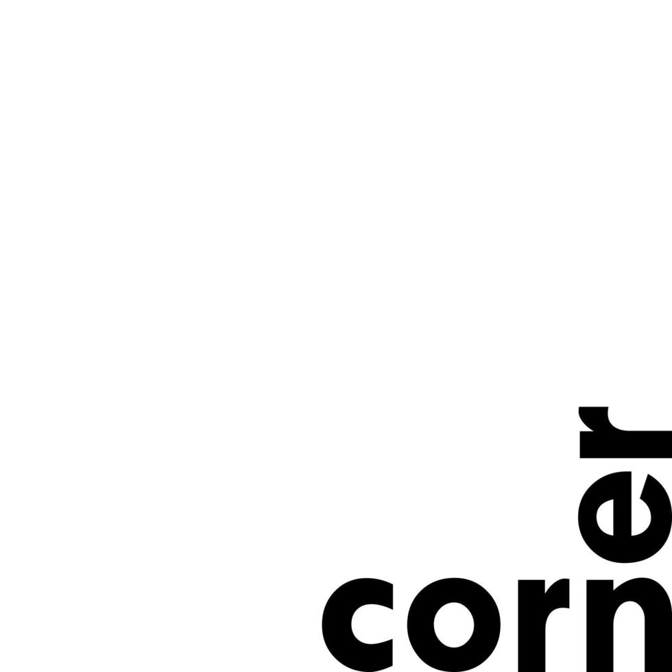 The Corner logo vector design