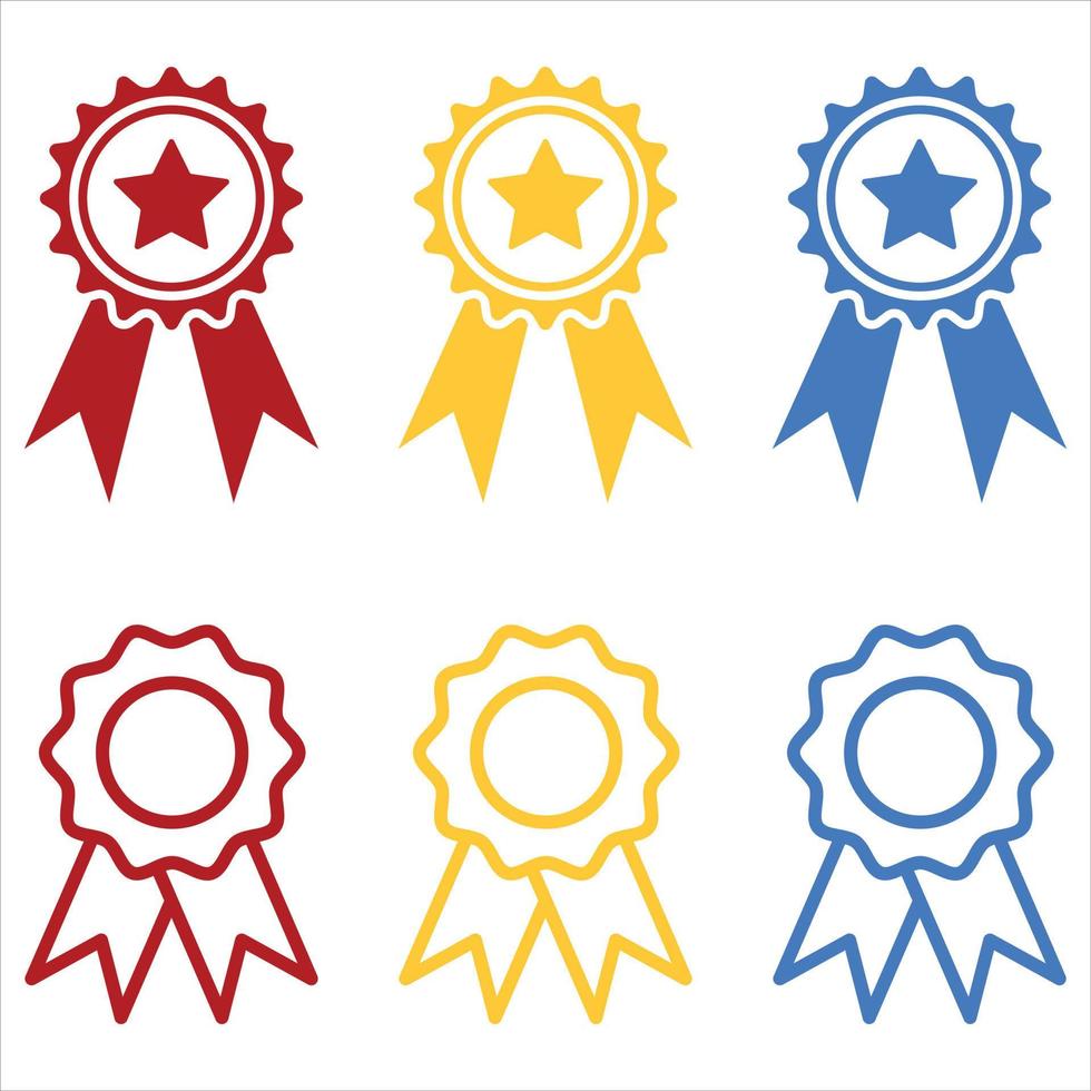 Different Reward Badges vector
