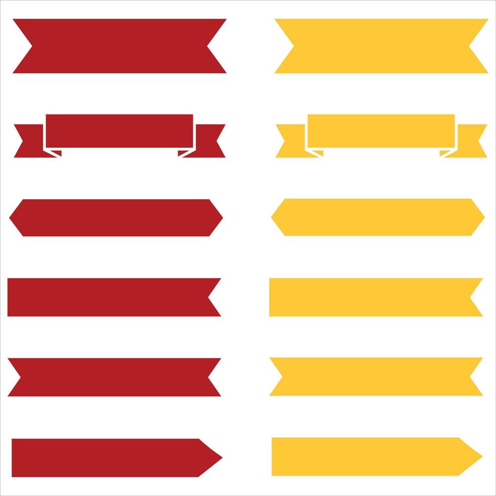 Collection of Ribbons vector