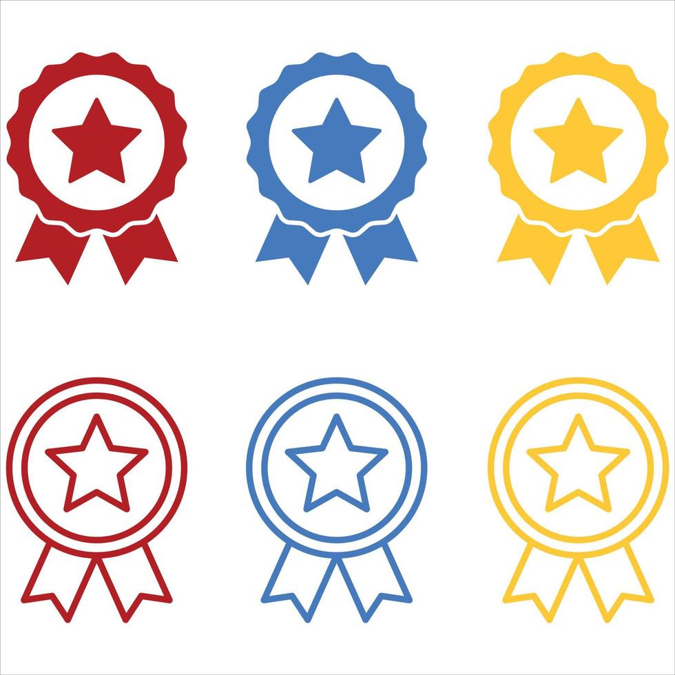 Different Reward Badges vector