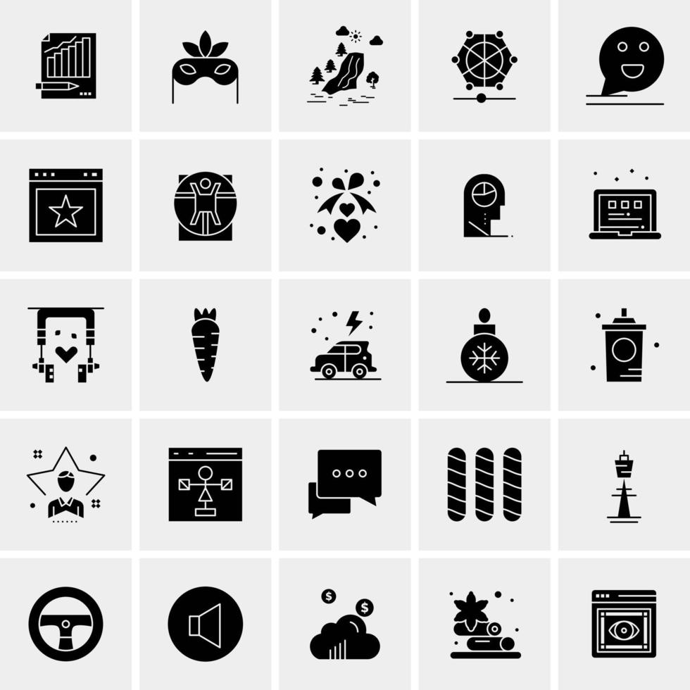 25 Universal Business Icons Vector Creative Icon Illustration to use in web and Mobile Related project