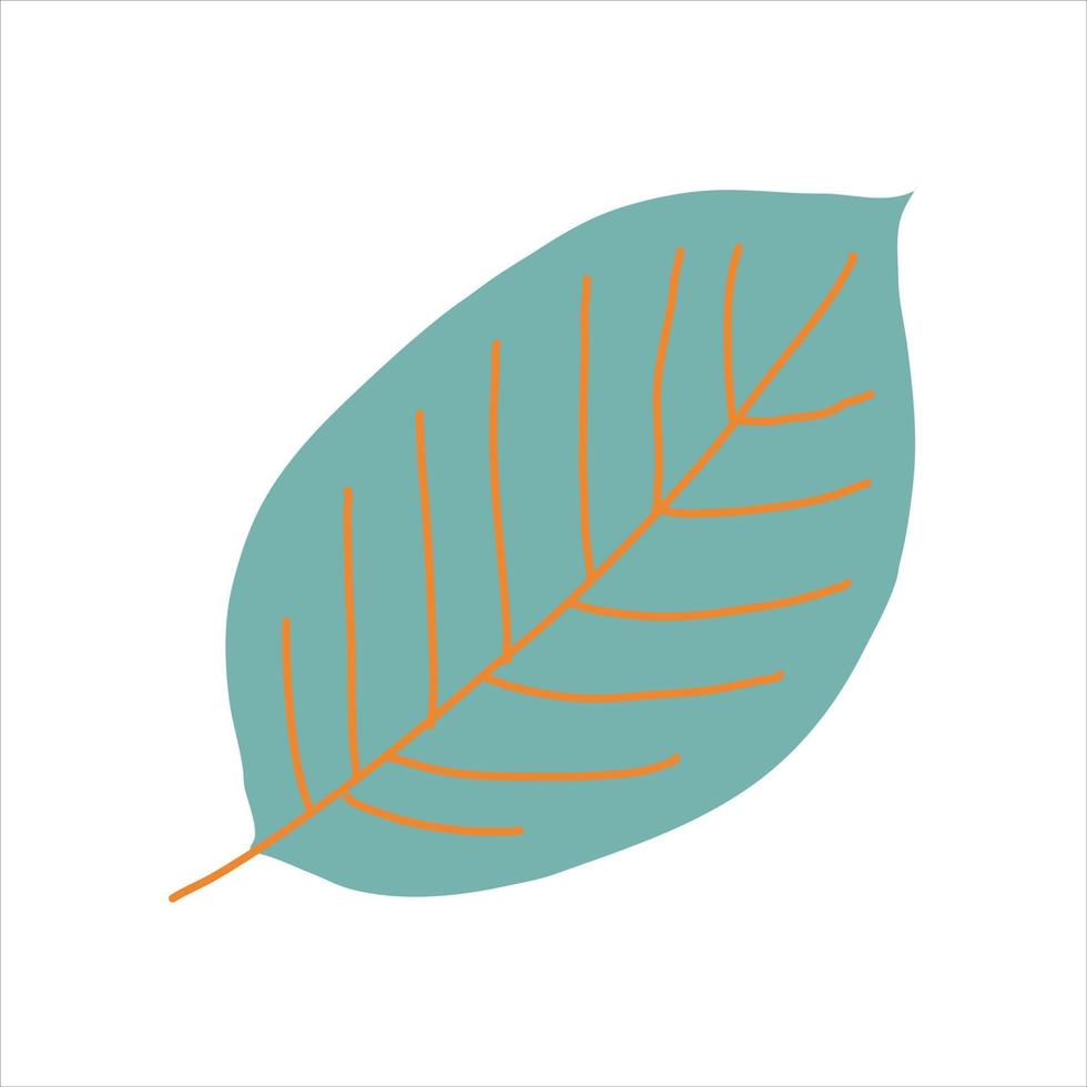 Autumn leaves colorful flat set of maple, oak, birch, bush, grass, yellow orange autumn trees and autumn bushes icons with golden autumn foliage leaves. vector