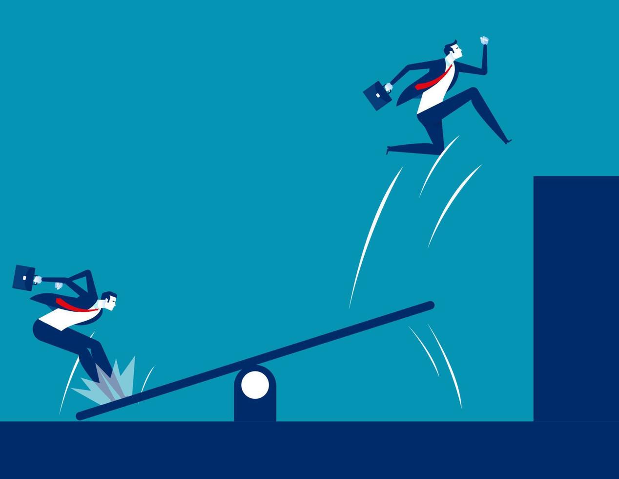 Business and Teamwork. Concept business team vector illustration,  Unity.