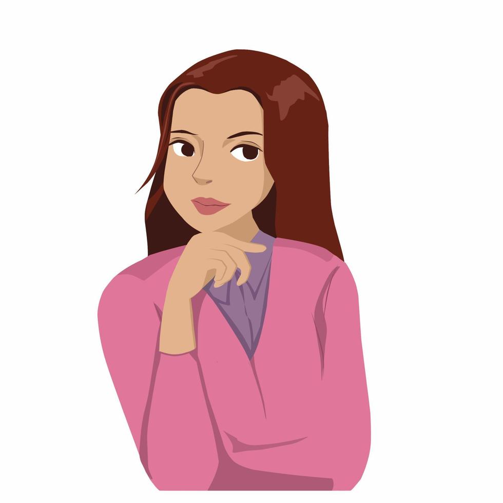 personaje de dibujos animados de mujer hermosa para foto de perfil 14903829 Vector en Vecteezy personaje de dibujos animados de mujer hermosa para foto de perfil 14903829 Vector en Vecteezy
