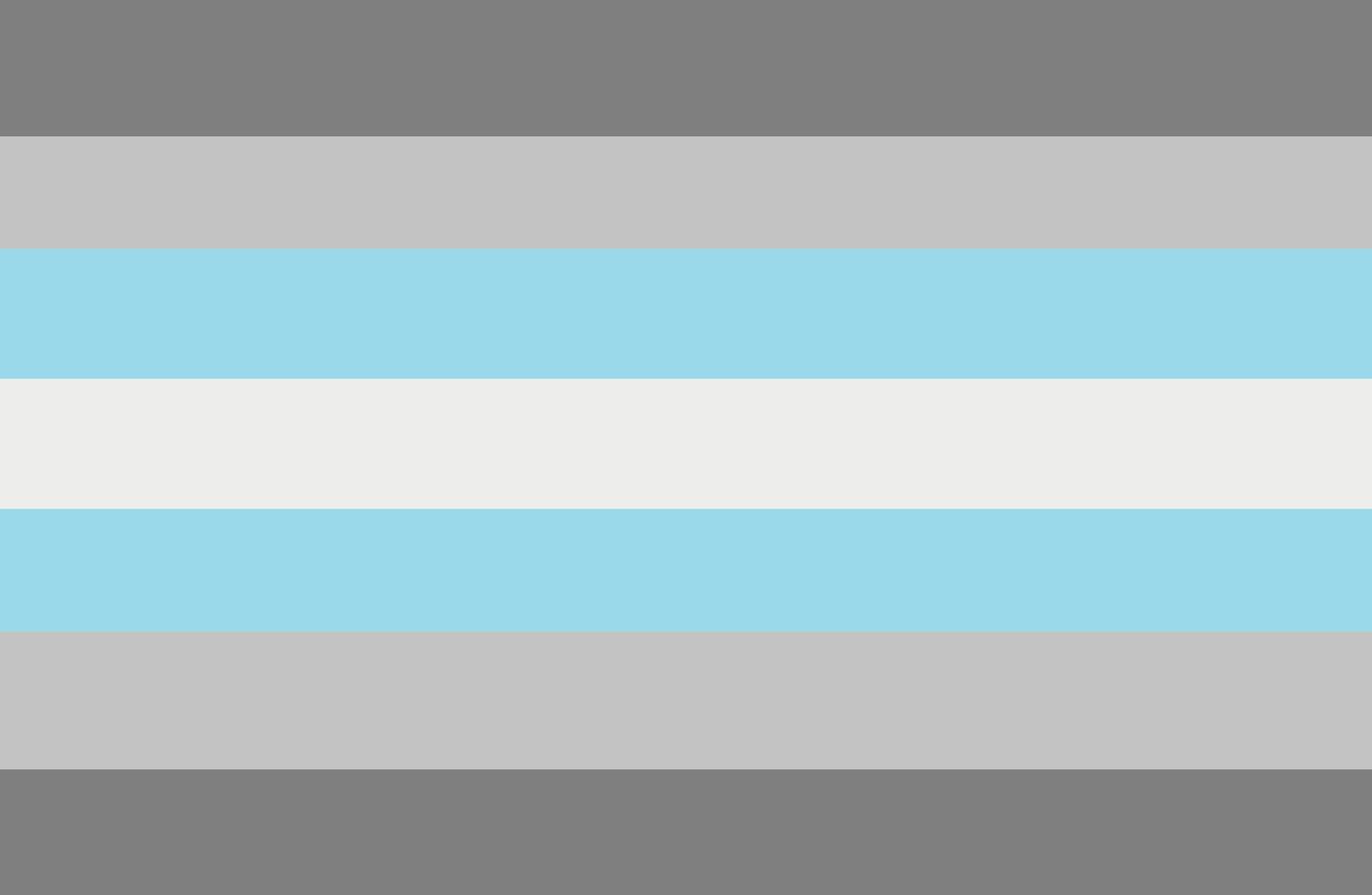 Demiboy stripes art painting, demiboys symbol, concept for celebrations